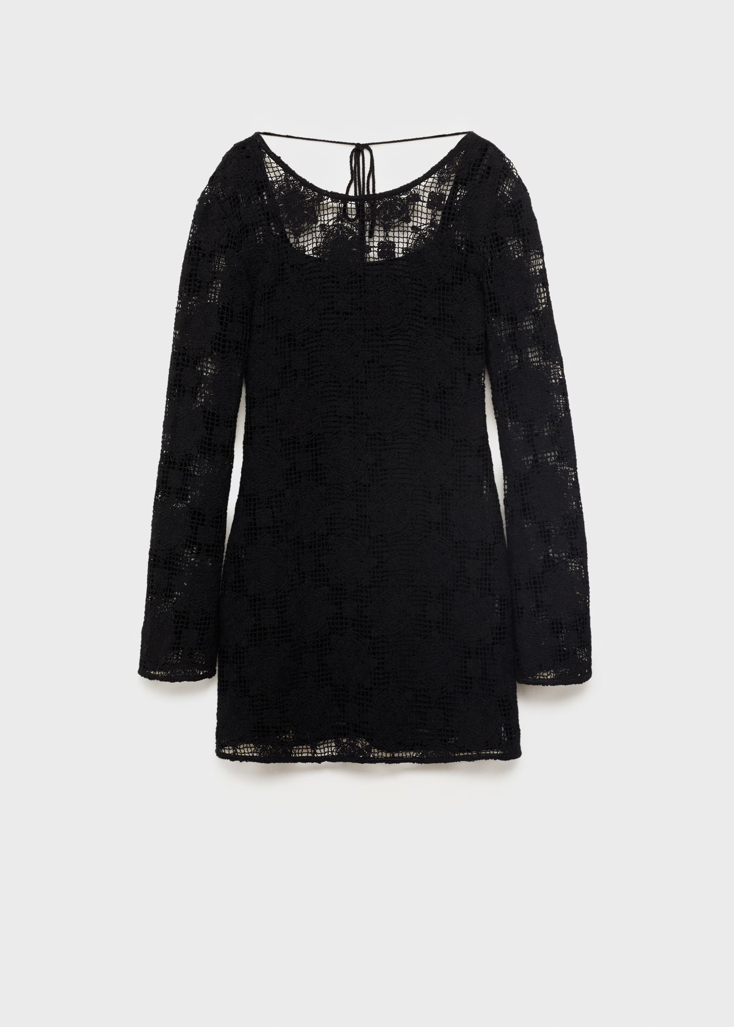 Robe courte crochet - Femme | MANGO France métropolitaine | Mango EU