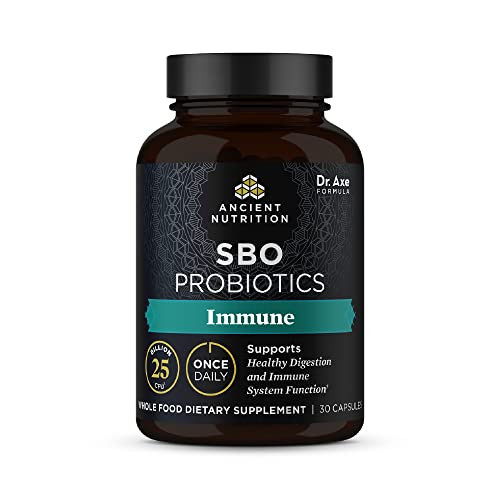 Probiotics for Immune Support by Ancient Nutrition, SBO Once Daily Probiotics with Vitamin C and Vitamin D, 30Ct for Healthy Digestion and Immune System Function Support, 25 Billion CFUs* | Amazon (US)