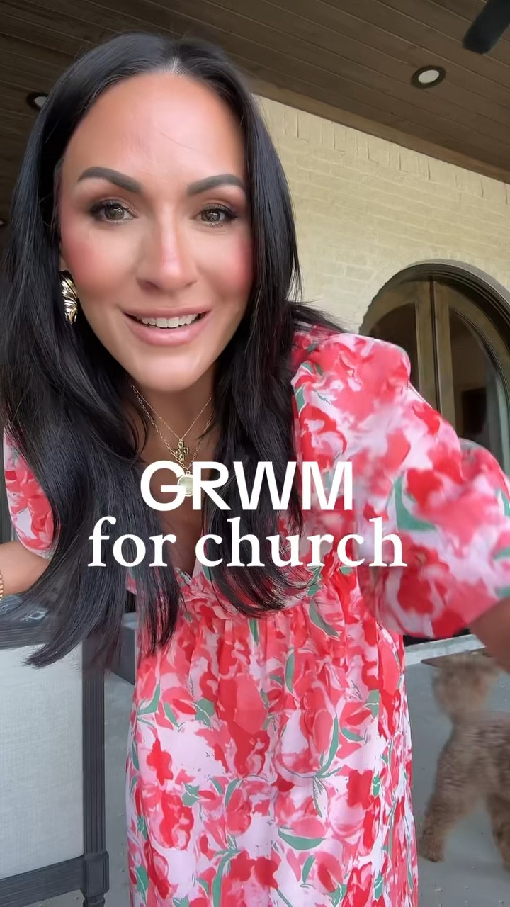 Today’s church look! 🤍🕊️

Wearing a small in the dress. I’m 5’2, 130 lbs, 34 DD, 25 in waist. 

Outfit will be saved in my storefront under July Finds! 

#affiliate #summerfashion #grwm #fashionover40 #petitefashion #churchoutfits