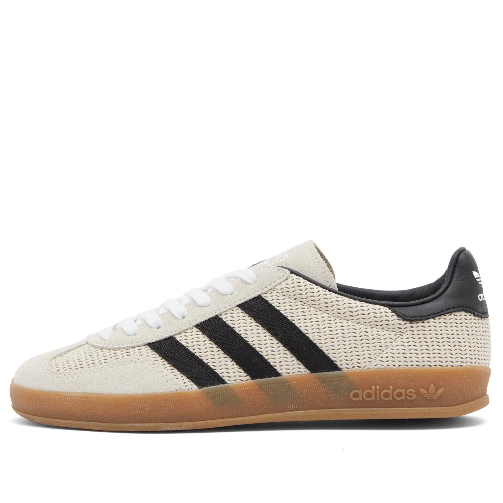 Adidas Gazelle Indoor in Alumina/Core Black/Gum, Size UK 10.5 | END. Clothing