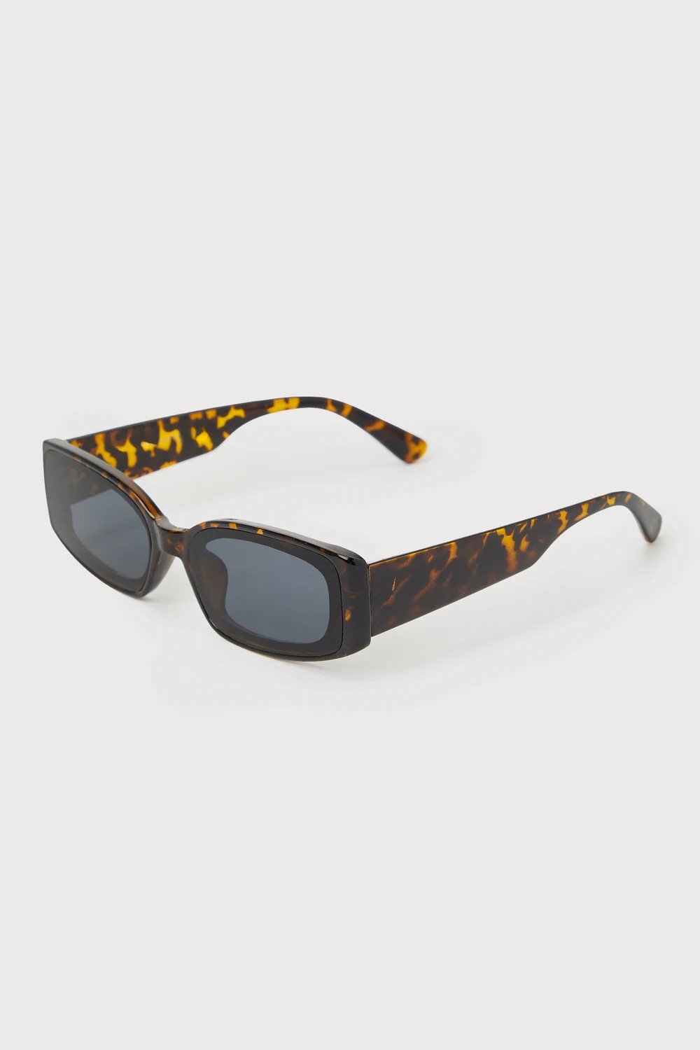 Edgy Intention Black and Yellow Tortoiseshell Square Sunglasses | Lulus (US)