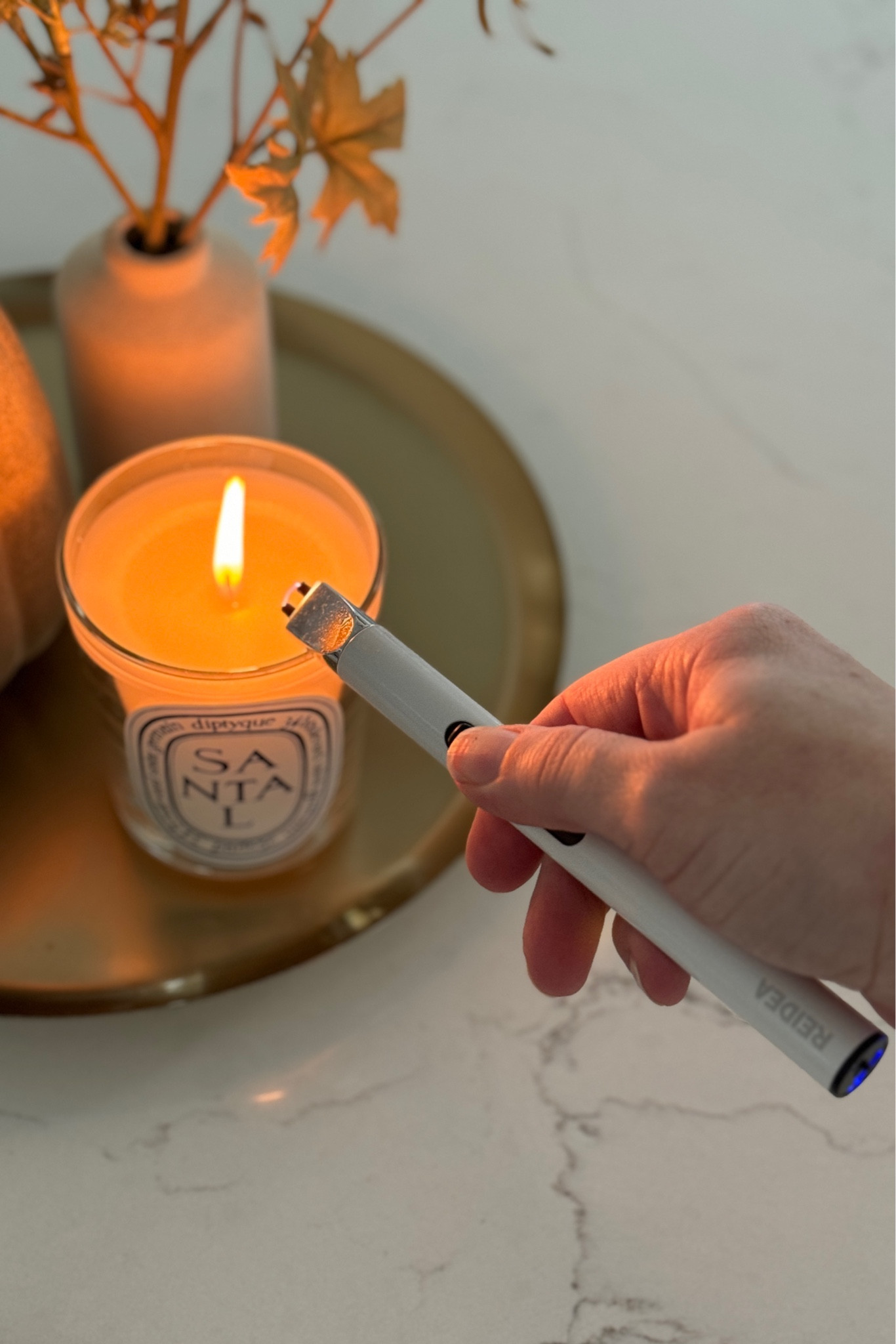 I think this lighter is such a brilliant idea. You never run out of lighter fluid, since it’s reusable (just charge it!) it minimizes waste from discarding spent lighters, the arc is super effective at lighting candle wicks, and, now that we have two little ones, the safety features are my favorite part.

#LTKHome