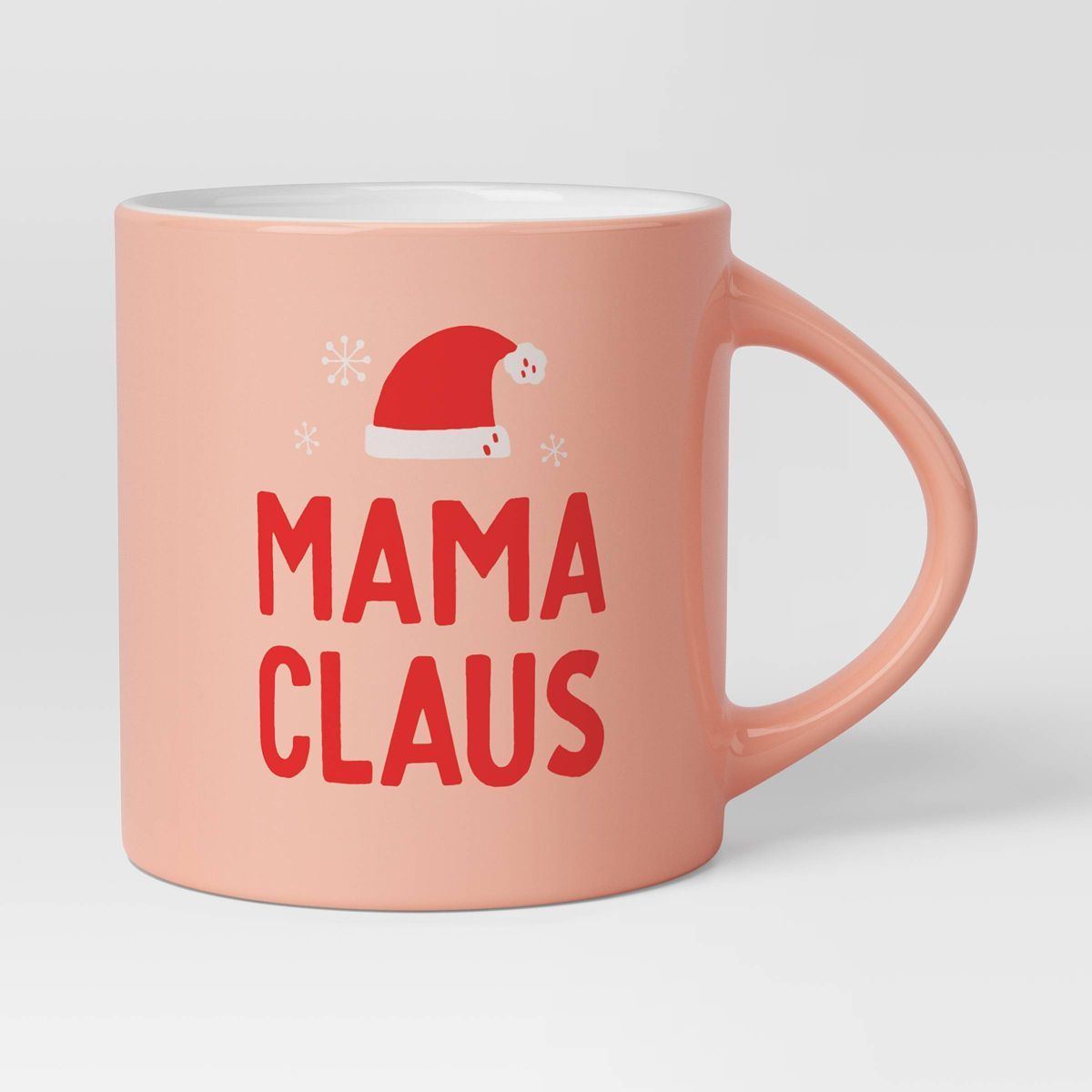 16oz Holiday Stoneware Mama Claus Mug Red - Wondershop™ | Target