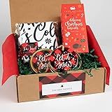 DIGIBUDDHA Let It Snow Christmas Gift Baskets Holiday Cookie Gift Box Food Gift Basket for Women Sec | Amazon (US)