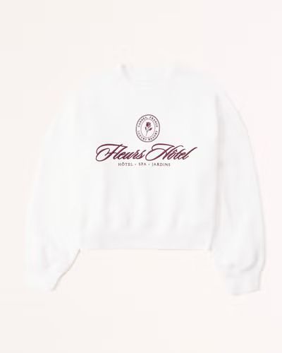 Women's Destination Crest Sunday Crew | Women's Clearance | Abercrombie.com | Abercrombie & Fitch (US)