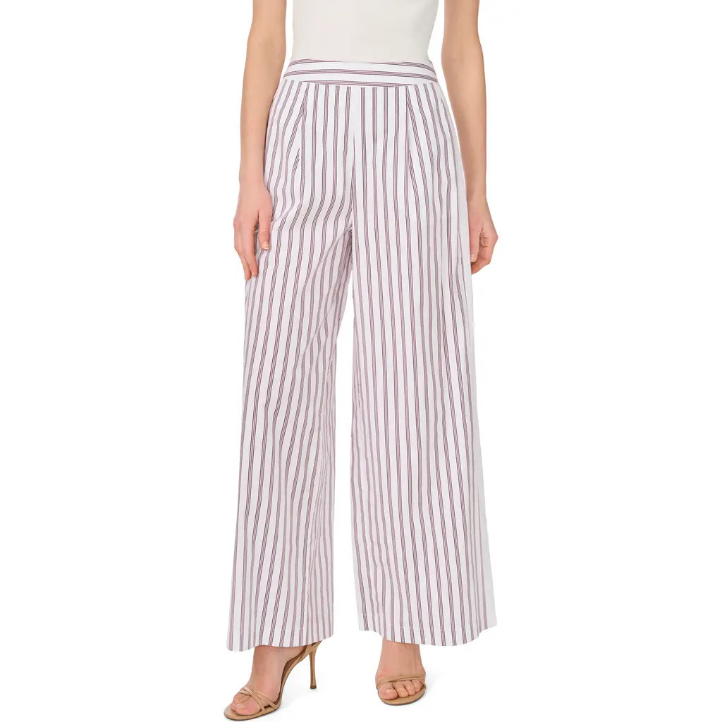 Parker Pinstriped Wide Leg Pants in Crisp Merlot at Nordstrom Rack, Size 0 | Nordstrom Rack
