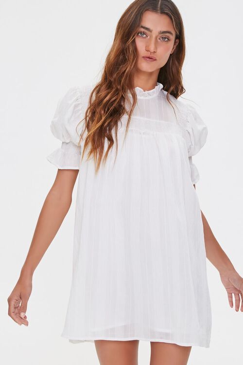 Ruffled Puff Sleeve Dress | Forever 21 (US)