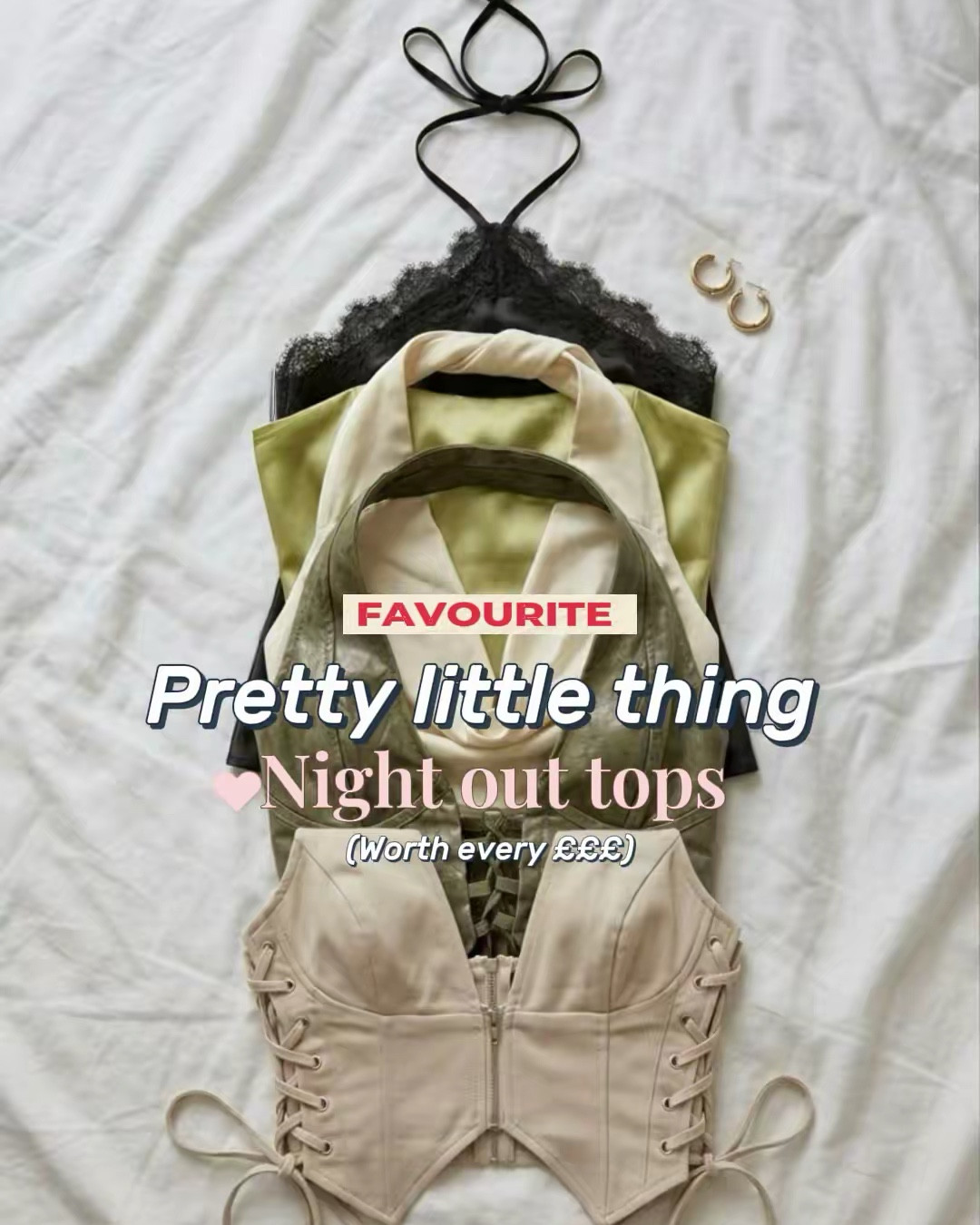 Pretty little thing night out top haul✨🤍