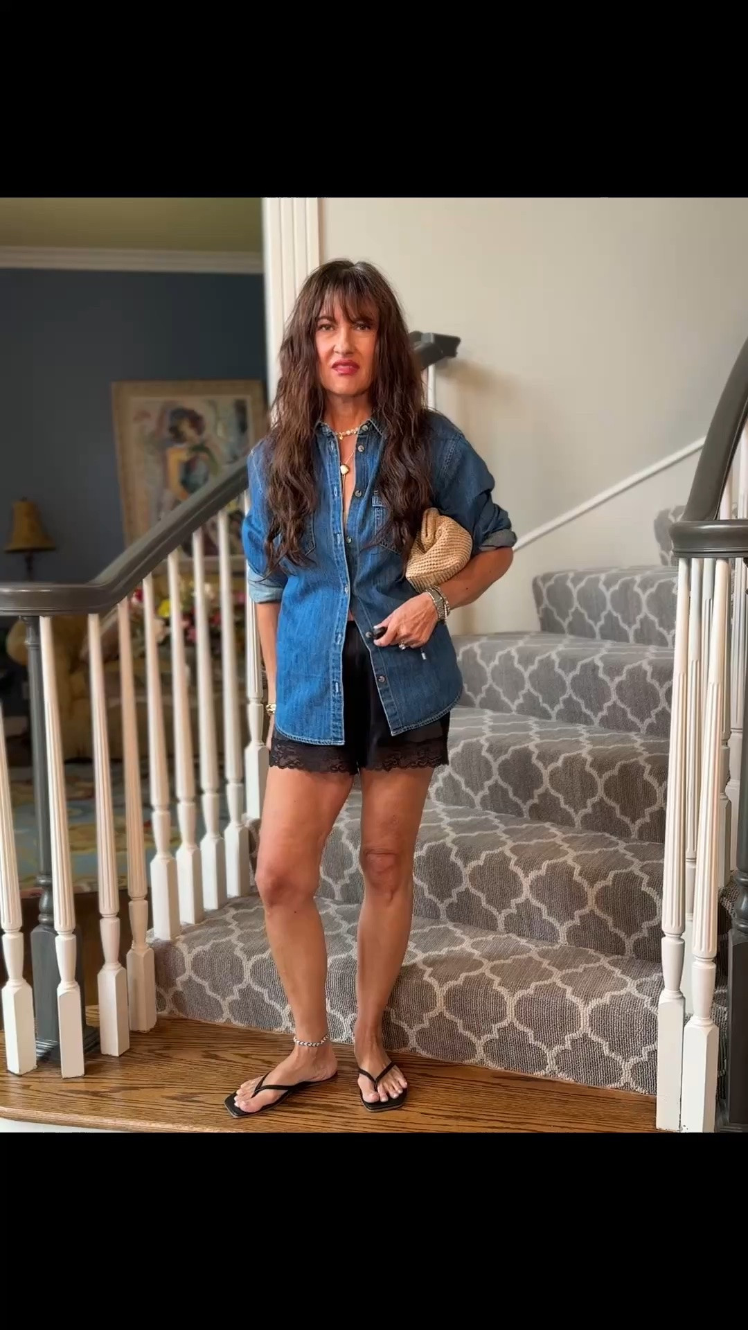 How to style satin shorts for fall transition! Easy and effortless look!

#LTKootd #LTKOver40 #LTKmomlife