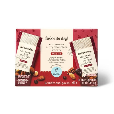 Keto Friendly Nutty Chocolate Cherry - 10ct - Favorite Day™ | Target