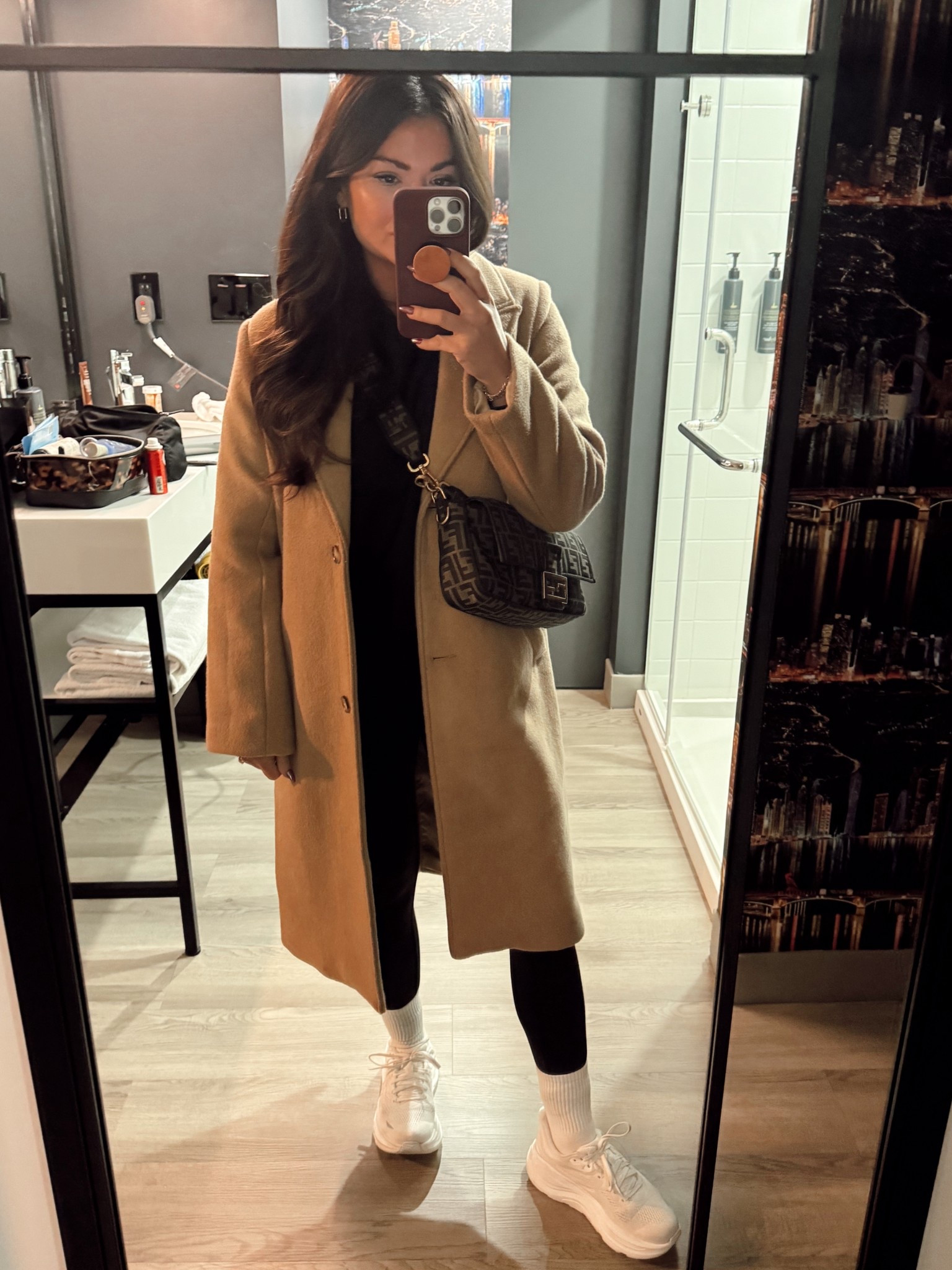 Wool blend terry trench coat for walking the streets of NYC - pair with athliesure wear or business! 🌃

#LTKTravel #LTKStyleTip #LTKSeasonal