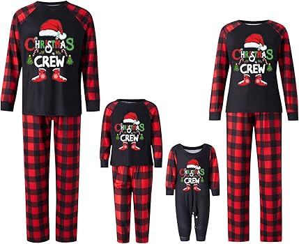 Christmas Pajamas for Family Christmas Pjs Matching Sets for Adults Kids Baby Dog Holiday Xmas Sl... | Amazon (US)