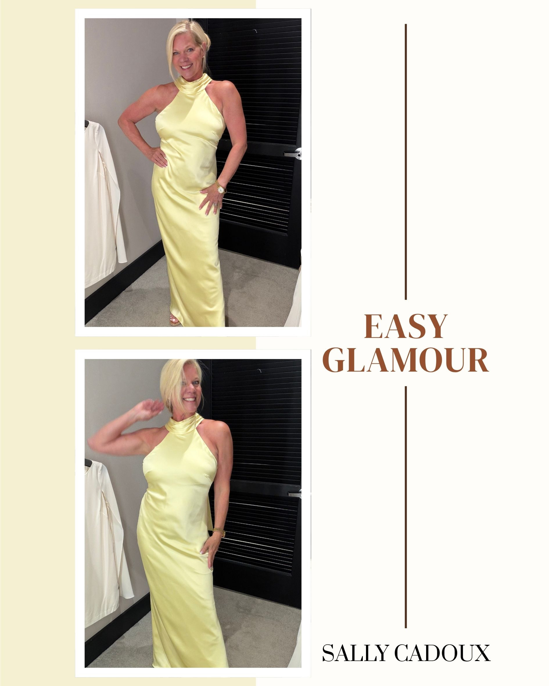 Easy glamour in the prettiest shade of yellow 💛 This halter gown from Bloomingdale's proves that formal doesn't have to mean fussy — sleek, simple, and effortlessly elegant. This color is such a fun departure from the classic black or navy gown!

Linking below 👇

#LTKstyle #LTKover50 #LTKover40 #LTKwedding #LTKparty #womenover50 #fashionover50 #bloomingdales #yellowdress #eveningwear #gowngoals #halterdress #ootd #currentlywearing #shopmycloset 

 #LTKootd #LTKOver40 #LTKWedding
