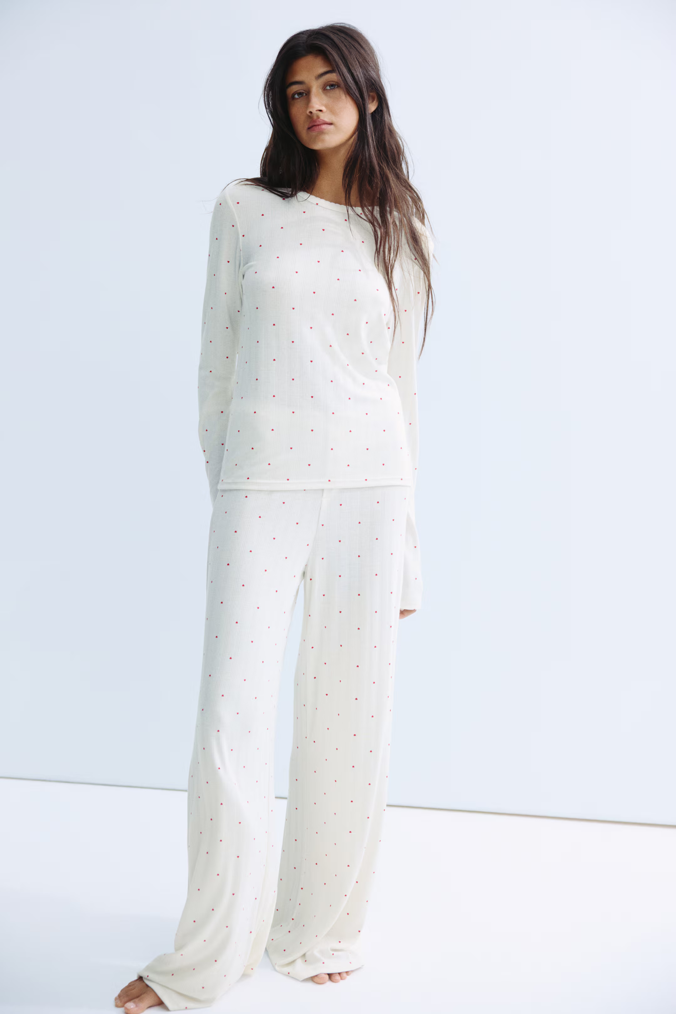 Pointelle Jersey Pajamas | H&M (US + CA)