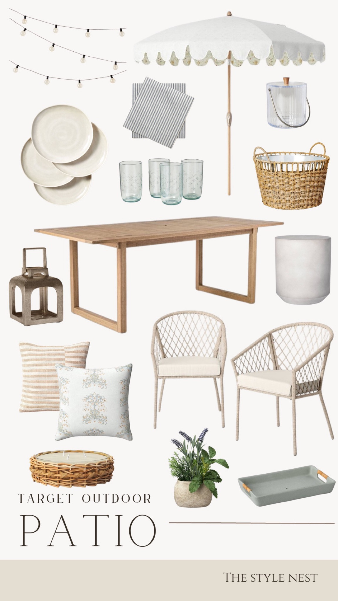 Target patio #target #homedecor #patio #patiodecor 

#LTKsalealert #LTKSeasonal #LTKhome