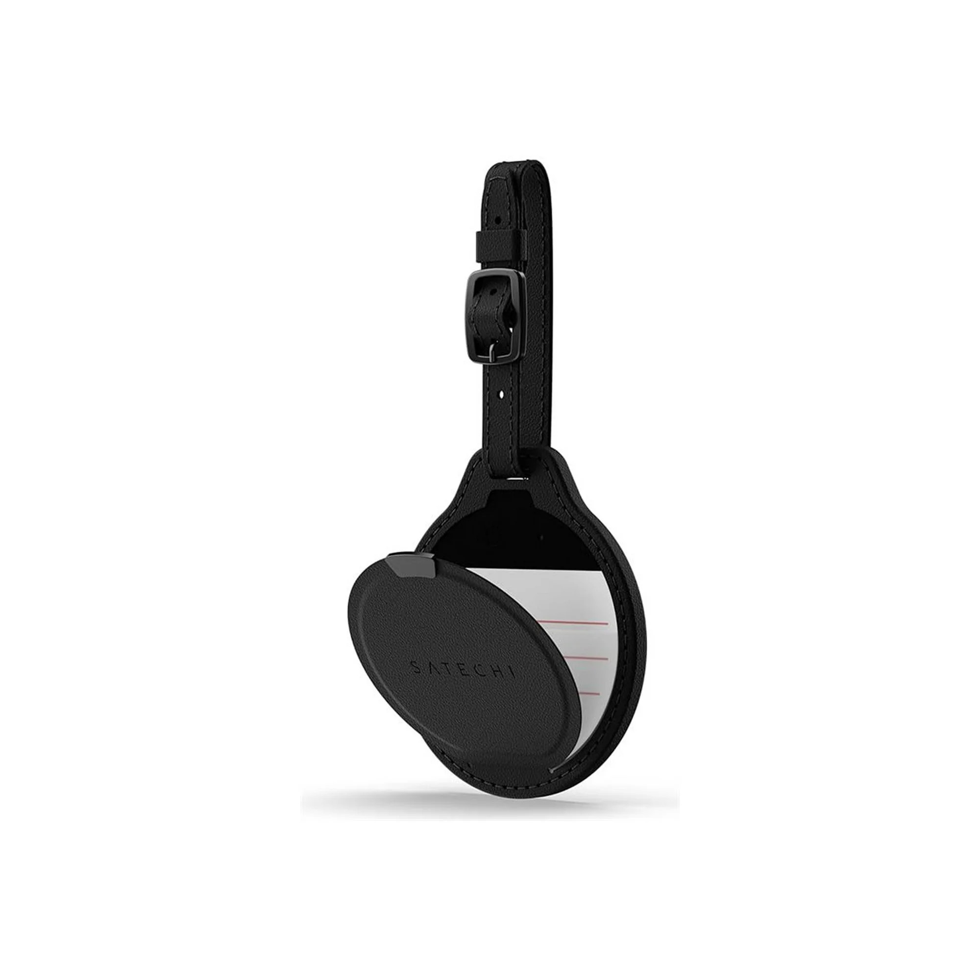 Satechi FindAll ST-LFALTK - Anti-loss Bluetooth tag for luggage - vegan-leather - black | Walmart (US)