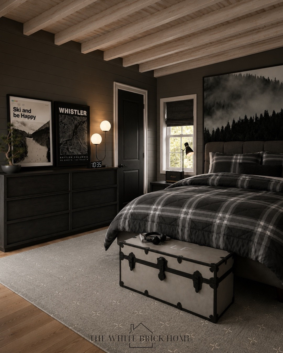 Moody mountain views, layered textures, and cozy plaid bedding make this teen bedroom feel like a modern cabin teen bedroom retreat. 
🖤🖤
Boys room, boys bedroom, kids room, kids bedroom, boys room bedding, boys room design, boys room bed, boys room wall mural, boys room trunk, boys room nightstand, boys room decor, boys room ideas, bedrooms bed, bedroom furniture, teen boy, teen boy bedroom, moody teen boy bedroom design, moody bedroom ideas, mountain bedroom, wayfair boys bedroom pottery barn teen boy bedroom, black bedroom, plaid boys bedding, boys room, wayfair, Etsy, pottery barn teen

#LTKSaleAlert #LTKHome #LTKKids