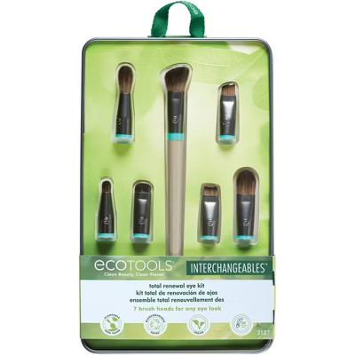 EcoTools Interchangeables Total Renewal Eye Makeup Brush Kit - 7pc | Target