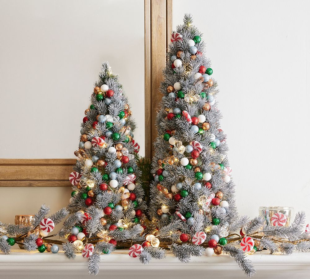 Peppermint Twist Bauble Tree | Pottery Barn (US)