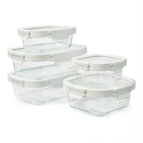 Sur La Table Glass Storage Containers, 10-Piece Set | Sur La Table