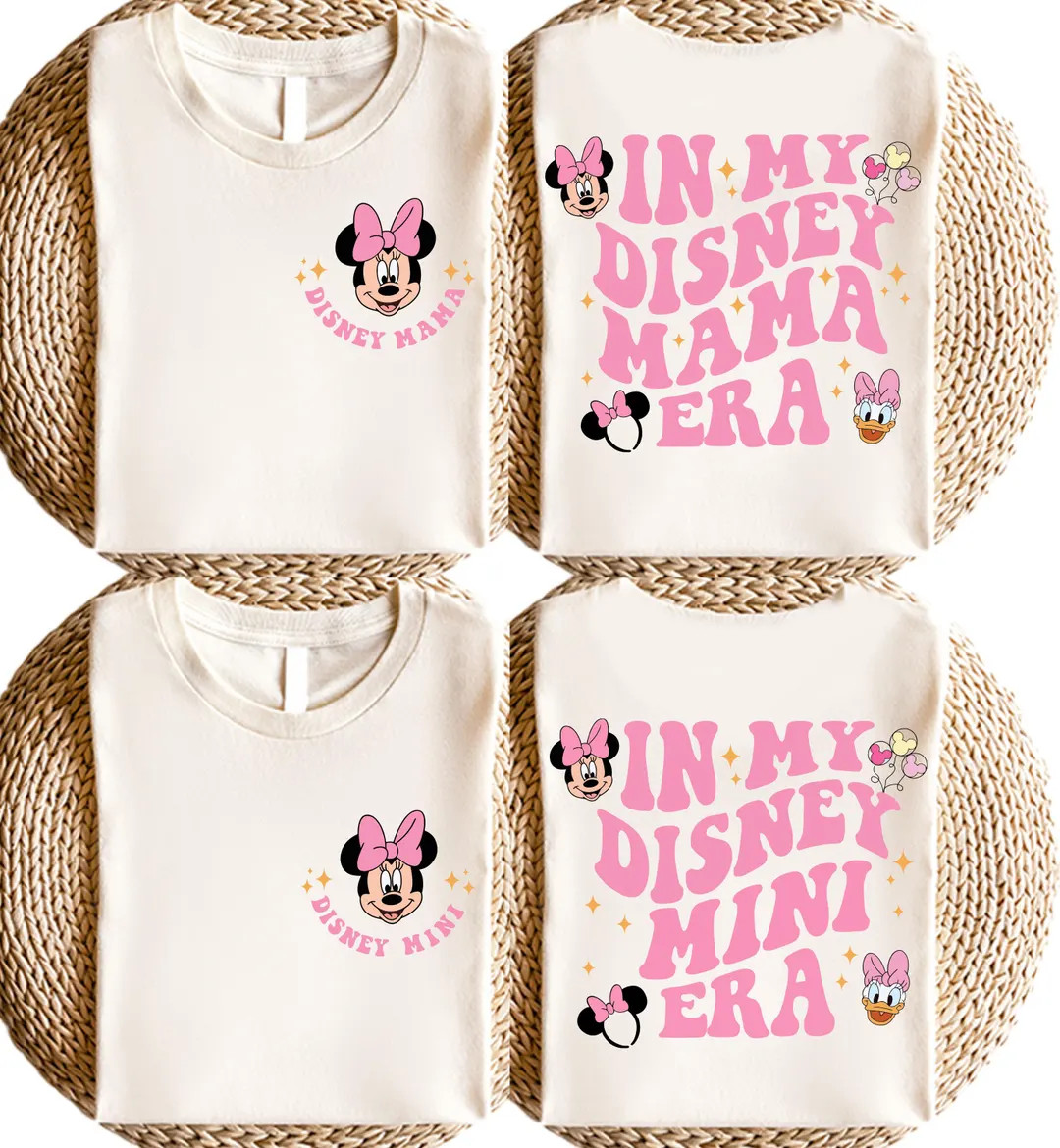 Disney Mama T-shirt, Minnie Shirt, Mom Daughter T-shirts, Minnie Mom Shirt, Disney Mommy and Me S... | Etsy (US)