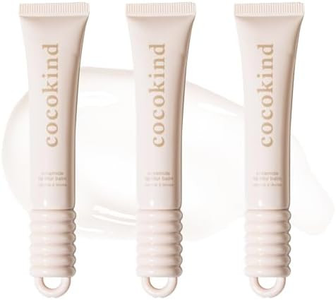 Cocokind Ceramide Lip Blur Balm, Be Real - Clear Hydrating Lip Balm with Ceramides & Peptides, Ma... | Amazon (US)
