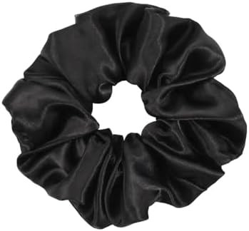 Oversized XL Satin Hair Scrunchies, Soft Silk Elastic Hair Band Set, Ponytail Holders for Women a... | Amazon (UK)