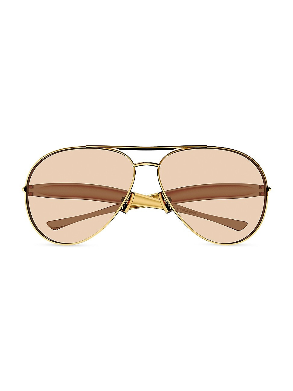 Women's Sardine 64MM Pilot Sunglasses - Gold Amber | Saks Fifth Avenue