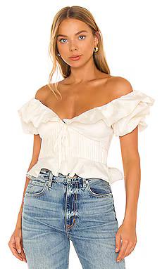 Villa Top in Ivory | Revolve Clothing (Global)