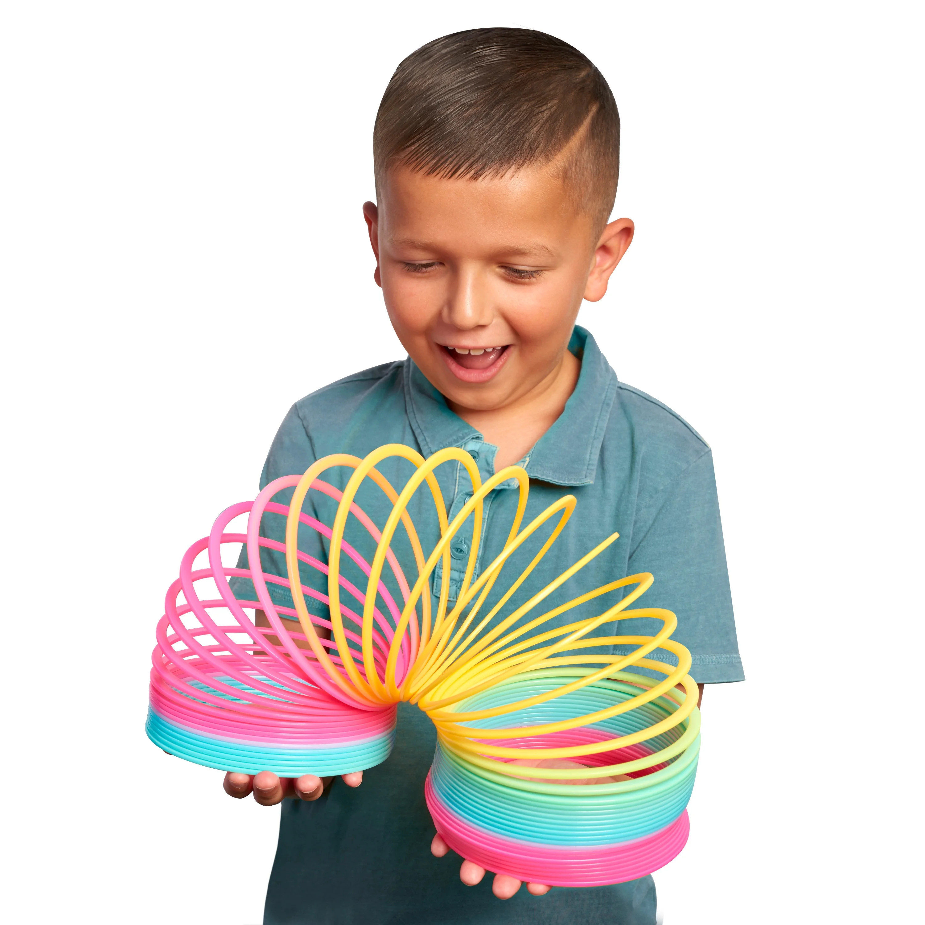 Slinky the Original Walking Spring Toy, Plastic Rainbow Giant Slinky, Collectible Slinky, Ages 5 ... | Walmart (US)