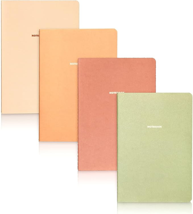 Happy Hoos (8 Pack) Writing Journal, Cute Soft Paper Cover Notebook Set, Travel, Meditation, Wedd... | Amazon (US)