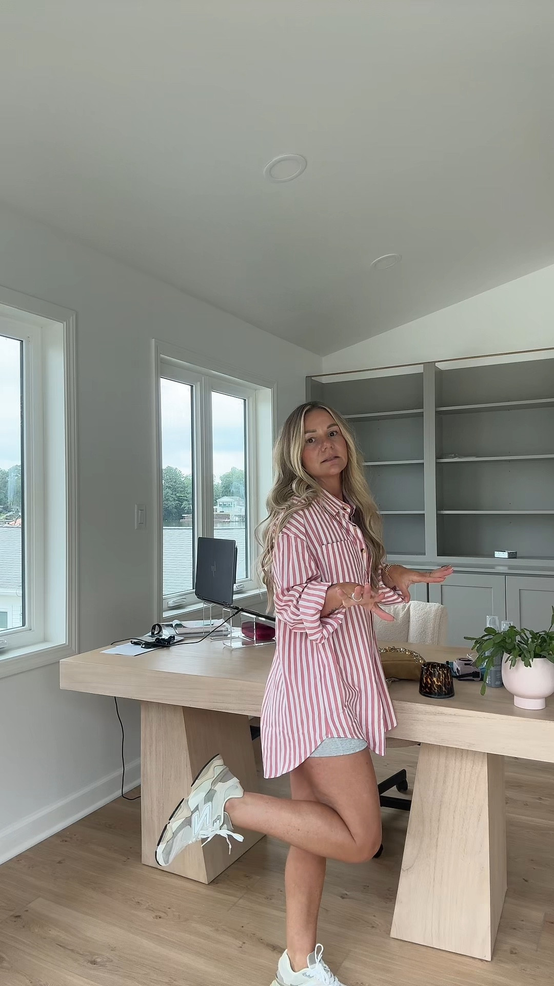 Top is perfection - I got a medium for an oversized fit. Wearing a medium in the romper also. 
Shoes are option 2
I’m usually a 6-6.5 in US and got the EU37. They fit perfect.

#LTKStyleTip #LTKShoeCrush #LTKTravel