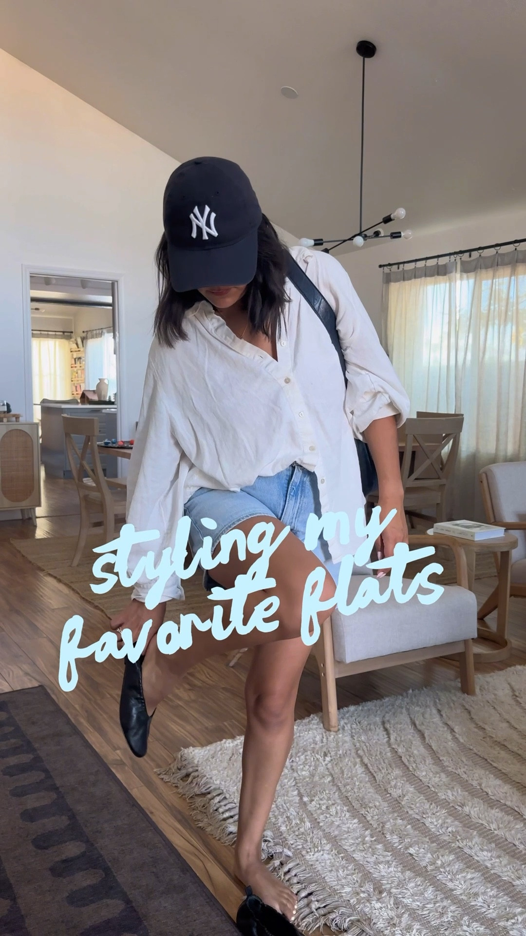 Denim shorts and flats all summer long ⭐️

#LTKStyleTip #LTKSeasonal #LTKFindsUnder100