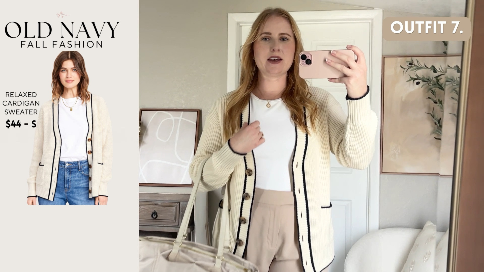 Old Navy Relaxed Cardigan Sweater - sized down to a small! Work Outfit, Teacher Outfit, Back to School Outfit for Teachers 2024

#LTKSeasonal #LTKVideo #LTKBacktoSchool