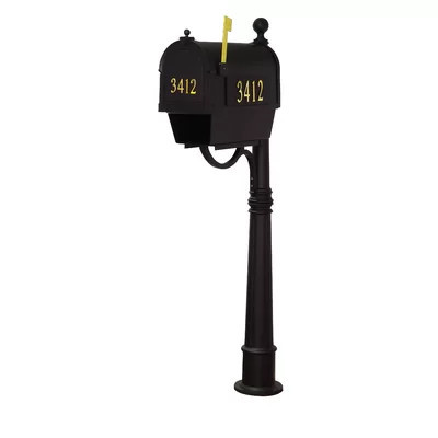 Berkshire Curbside Post Mounted Mailbox | Wayfair North America