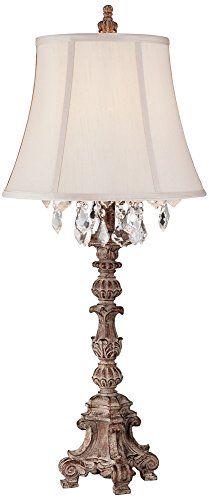 Duval French Crystal Candlestick Table Lamp | Amazon (US)
