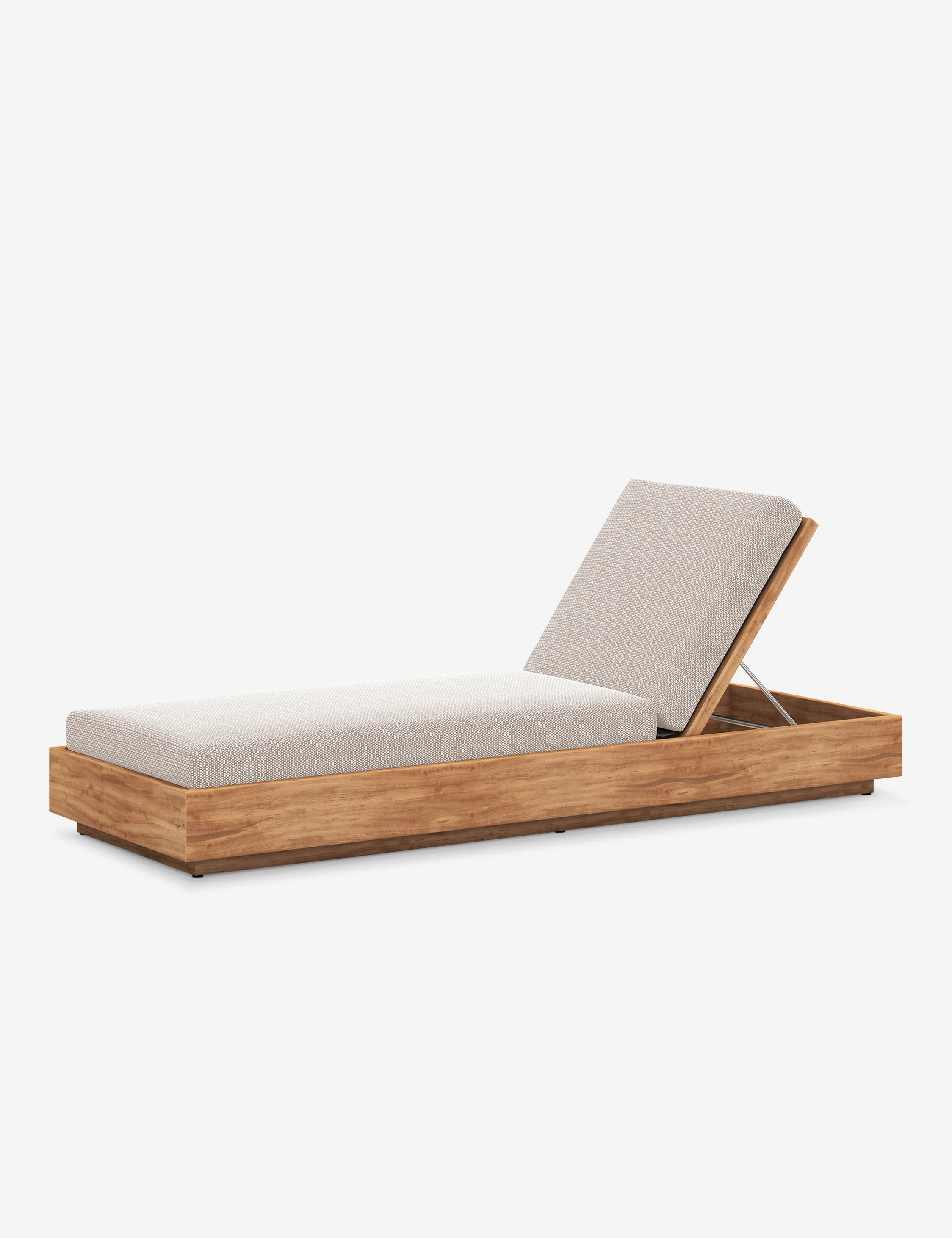 Minnette Indoor / Outdoor Chaise, Sand | Lulu and Georgia 