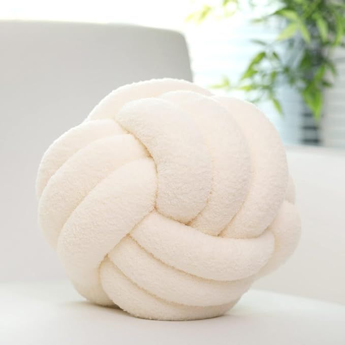 ZAKUN Know Pillow Balls, Round Ball Pillows Decorative Throw Pillows, Soft Plush Knotted Pillows ... | Amazon (US)