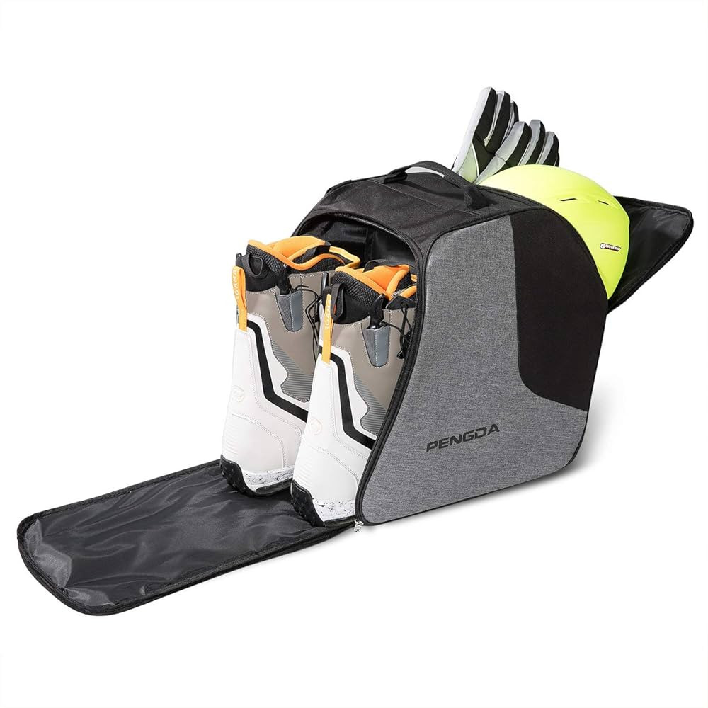 PENGDA Ski Boot Bag -Ski Boots Snowboard Boots Bag Waterproof Travel Boot Bag for Ski Helmets, Go... | Amazon (US)