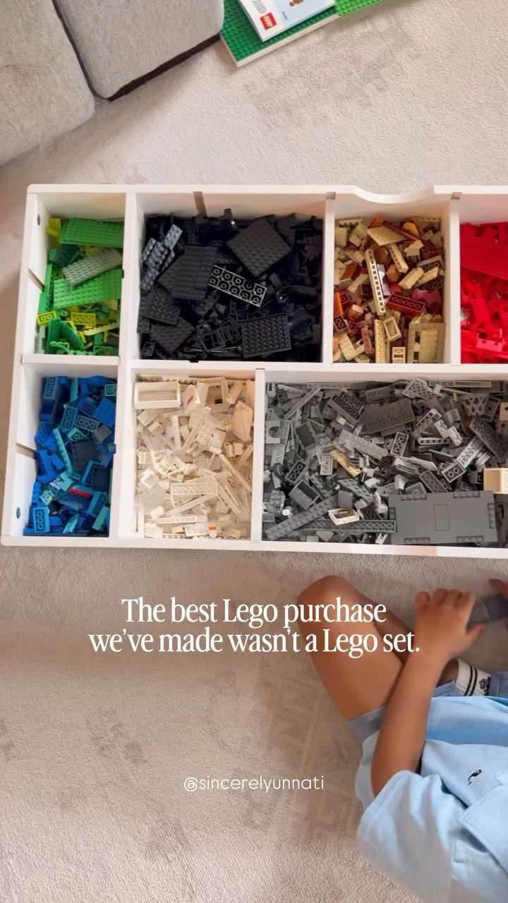 If you’re tired of Lego taking over your house, this storage table is worth every penny. Less time searching for missing pieces, more time building. 🙌 

Comment LEGO and I’ll send you the link!

#legostorage #toyorganization #momhack #playroomideas #organizedhome | Lego storage, Lego organization, Lego table, toy storage ideas, playroom organization, toy organization, kids playroom ideas, Lego storage table, toy storage solution, organization for kids