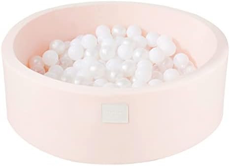 Fortella Foam Ball Pit w/ 200 Balls Included 2.75 in, Round Ball Pit for Toddlers Kids Babies Childr | Amazon (US)
