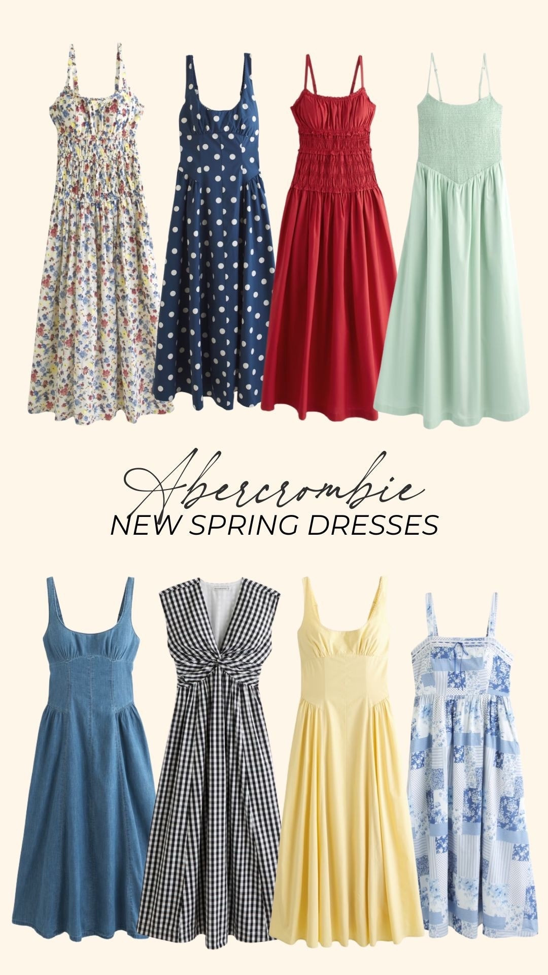 bogo 50% off sale! new spring dresses from abercrombie 💛

new arrivals, finds under 100, finds under 50, watchnow, vacation outfit, spring fashion, maxi dress, midi dress, michele jaliene 



#ltkgrwm #ltkseasonal #ltktravel

#LTKSeasonal #LTKSaleAlert