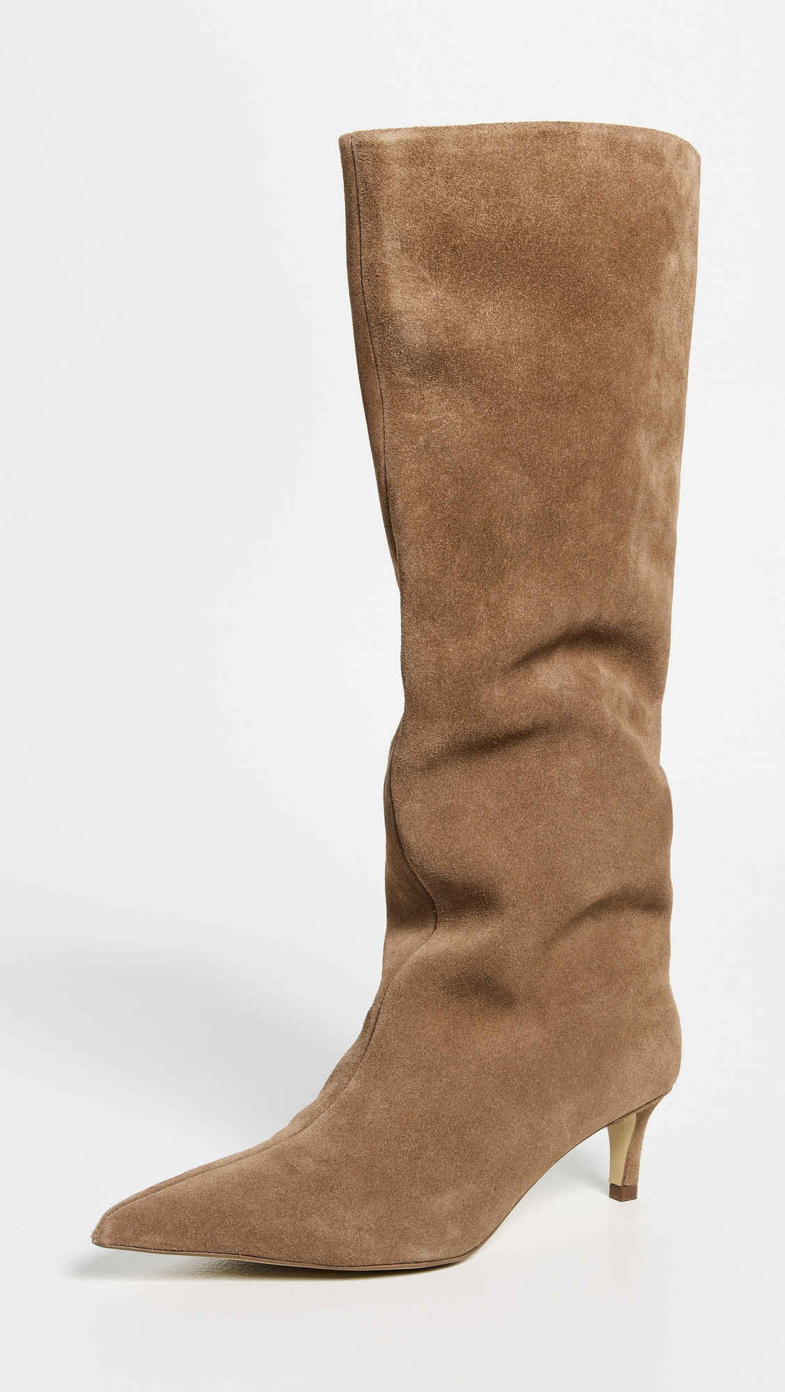 Free People Kiki Kitten Heel Boots Taupe 9 | Shopbop