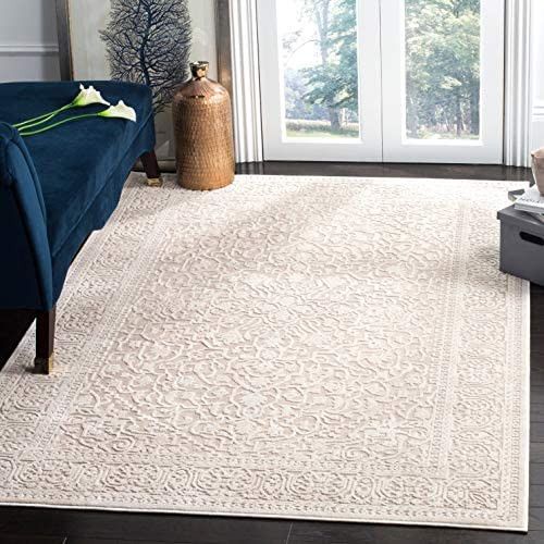 SAFAVIEH Reflection Collection 10' x 14' Beige/Cream RFT670A Vintage Distressed Area Rug | Amazon (US)