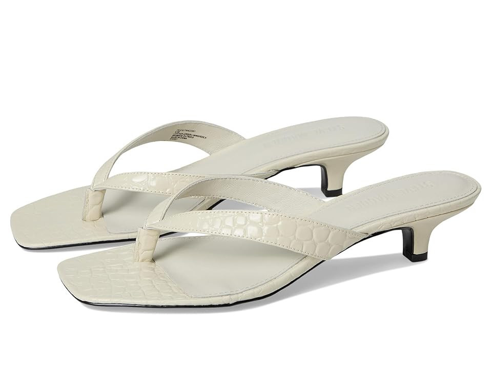 Steve Madden Tracie Women's Sandals White Croco : 6.5 M, Suede | Zappos