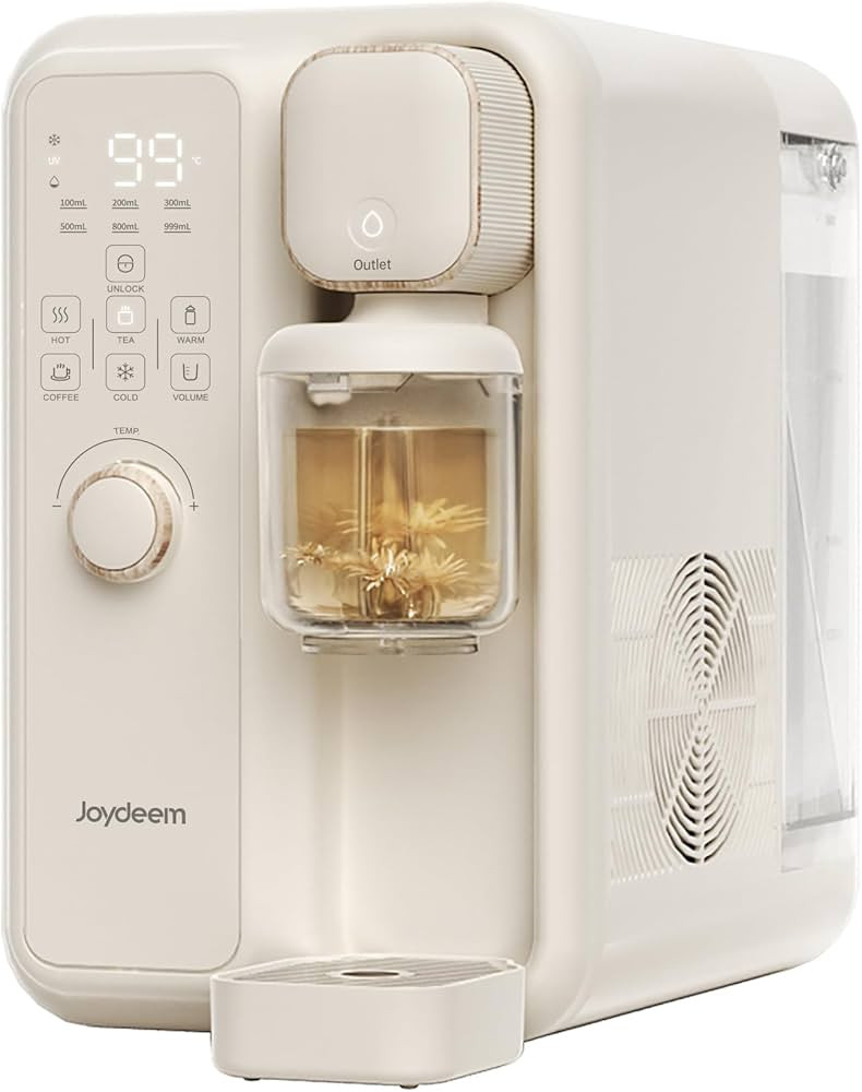 Joydeem Instant Hot & Cold Water Dispenser, Automatic Tea & Coffee Brewer, Adjustable Temperature... | Amazon (US)