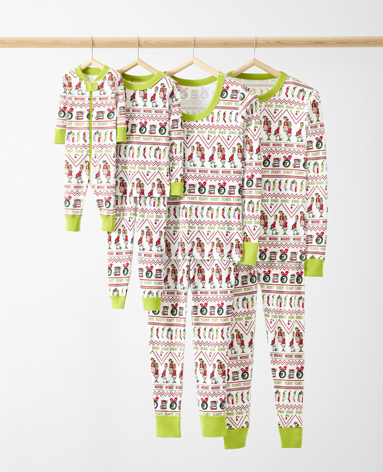 Grinch Fair Isle Matching Family Pajamas | Hanna Andersson