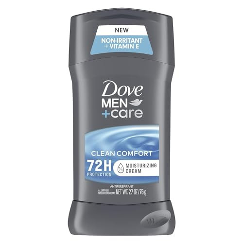 Dove Men+Care Antiperspirant Deodorant 48-hour sweat and odor protection Clean Comfort Antiperspirant for men formulated with vitamin E and Triple Action Moisturizer 2.7 oz pack of 3 | Amazon (US)