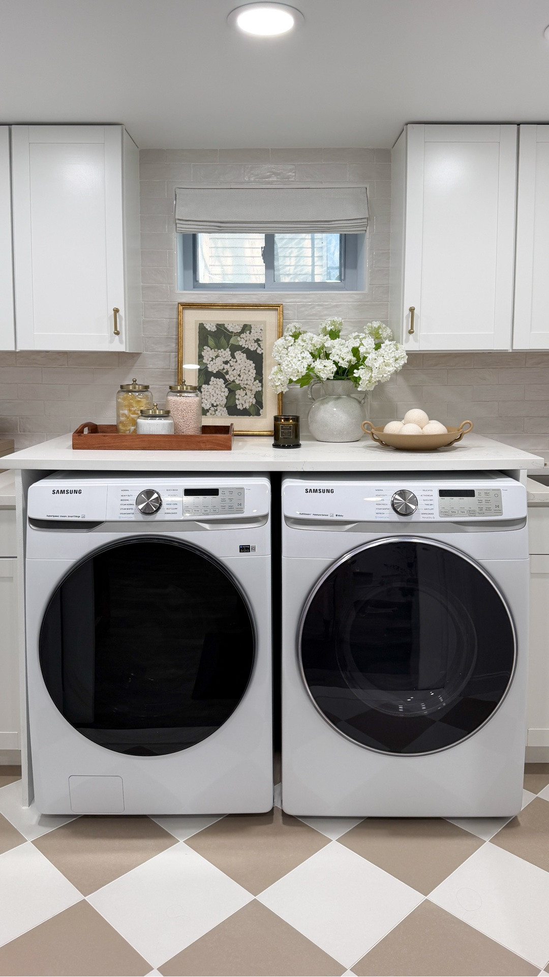 Our laundry room refresh is finally complete. 🤎🌿

I’m still swooning over the checkered floors + this zellige look-for-less backsplash. We also updated the faucet, hardware, and a few styling details that made this little space feel so much warmer and more elevated.

Linking everything from the makeover below ⬇️

#LTKSaleAlert #LTKHome