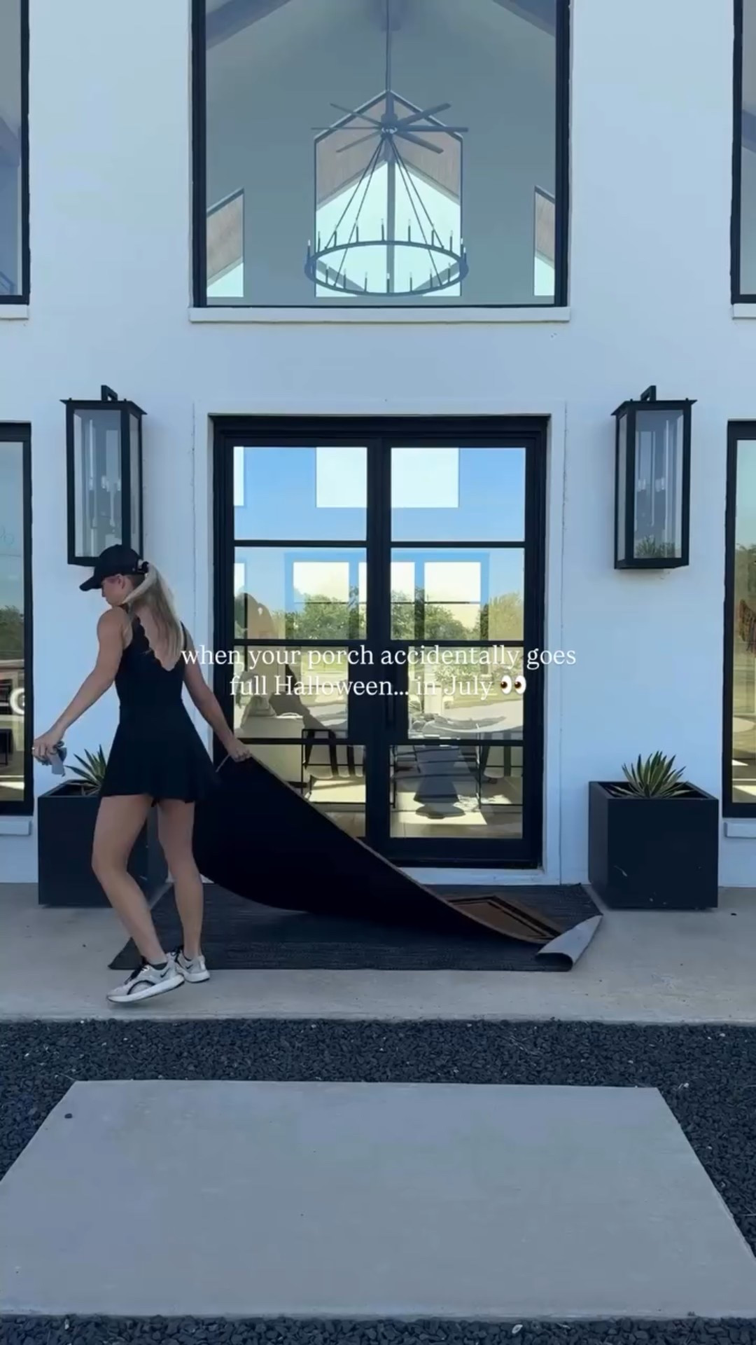 Woke and decided a simple rug switch up was in order... but of course, squirrel! Our front porch had turned into a full-on Halloween scene. 🕷️🕸️ Bugs, dust, you name it. Ended up cleaning way more than I planned, but honestly, it looks so much better. Anyone else totally forget about their front porch this summer?

#cleaningmotivation #frontporch #homeinspo

#LTKHome #LTKSaleAlert #LTKSeasonal